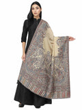 Tribal Double Beam Kaani Ethnic Motifs Polyester Modal Shawl