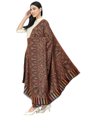 Lush Single Kaani Floral Polyester Modal Shawl