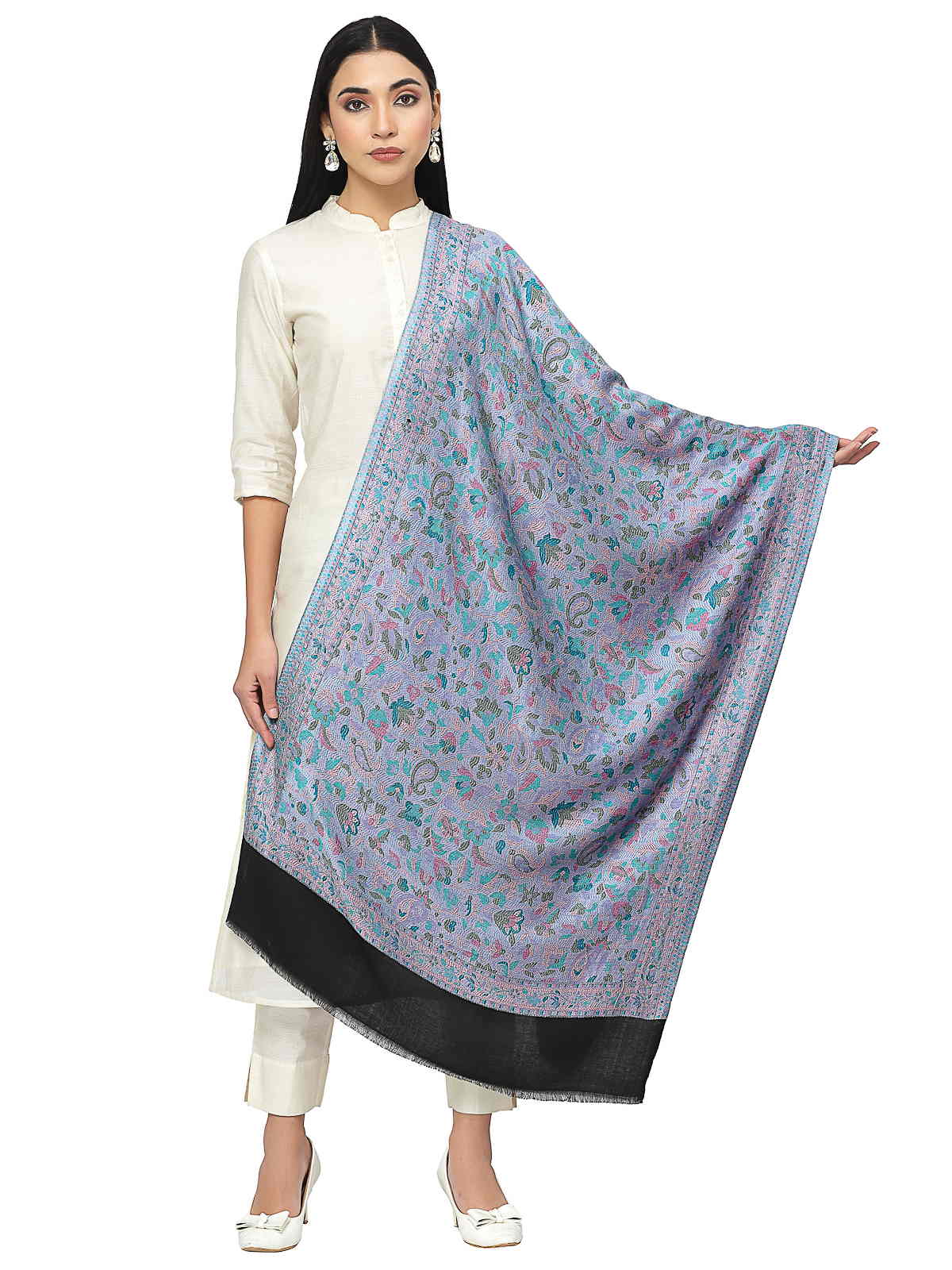 Paisan Jamawar Modal Stole