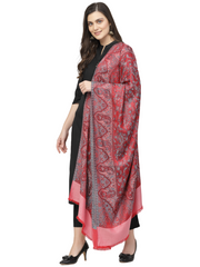 Paisan Self Design Modal Stole