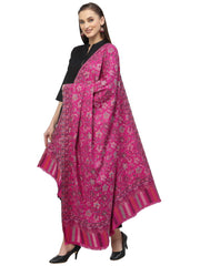 Botanical Double Beam Kaani Floral Polyester Modal Shawl