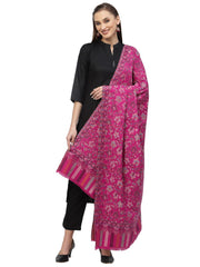 Botanical Double Beam Kaani Floral Polyester Modal Shawl