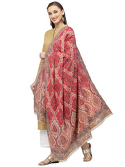 Paisan Double Beam Kaani Floral Polyester Modal Shawl