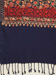 Floral Acrylic Wool Shawl