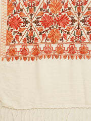 Floral Acrylic Wool Shawl