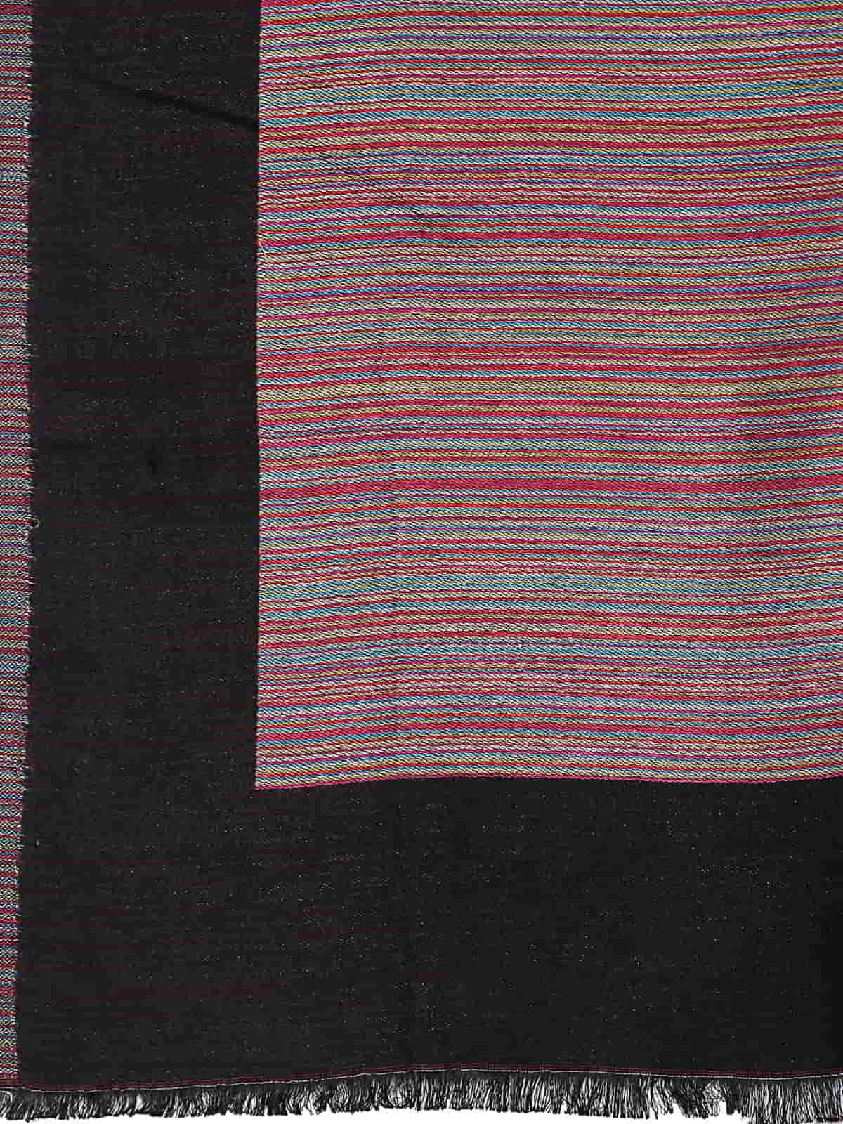 Striped Woven Design Modal Shawl