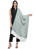 Lush Floral Woven Design Modal Stole