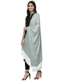 Lush Floral Woven Design Modal Stole