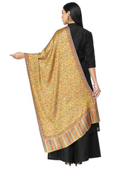 Lush Floral Self Design Modal Stole