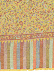Lush Floral Self Design Modal Stole
