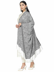 Lush Floral Self Design Modal Stole