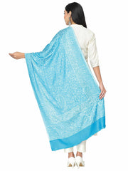 Lush Floral Self Design Modal Stole