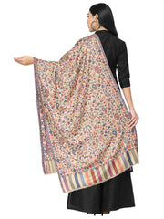 Paisan Floral Self Design Modal Stole