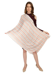 Striped Viscose Rayon Stole