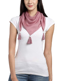 Solid Cotton & Viscose Scarf