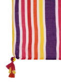 Striped Cotton Scarf