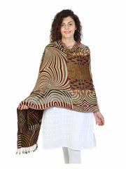 Geometric Viscose Rayon Shawl