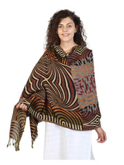 Geometric Viscose Rayon Shawl