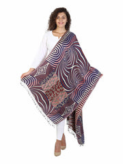 Geometric Viscose Rayon Shawl