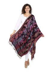 Floral & Paisley Viscose Rayon Shawl