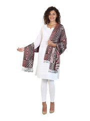 Geometric Viscose Rayon Shawl