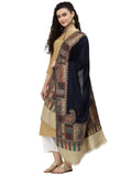 Paisan Woven Design Polywool Stole