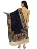 Paisan Woven Design Polywool Stole