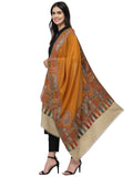 Paisan Woven Design Polywool Stole