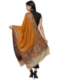 Paisan Woven Design Polywool Stole