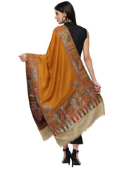 Paisan Woven Design Polywool Stole