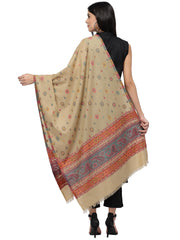 Booti Paisely Woven Design Polywool Stole