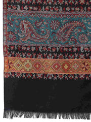 Booti Paisely Woven Design Polywool Stole
