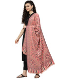 Paisan Paisely Woven Design Polywool Stole