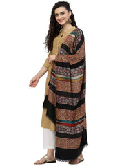Spatial Striped Polywool Stole