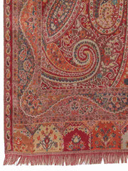 Paisely Woven Design Polywool Stole