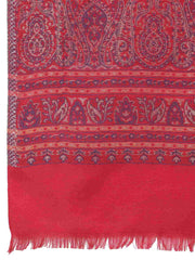 Spatial Striped Lurex & Polywool Stole