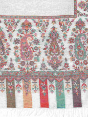 Lush Paisely Self Design Polywool Stole