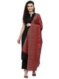 Paisely Woven Design Polywool Stole