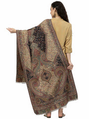Paisely Woven Design Polywool Stole