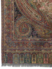 Paisely Woven Design Polywool Stole