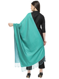Spatial Solid Reversable Silk Stole
