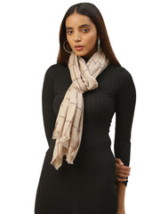 Checkered Acrylic Wool Stole