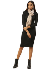 Checkered Acrylic Wool Stole