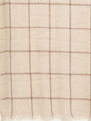 Checkered Acrylic Wool Stole