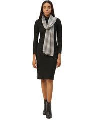 Checkered Acrylic Wool Stole