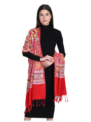 Floral & Paisley Wool Shawl