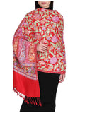 Floral & Paisley Wool Shawl