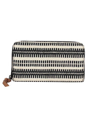 Streak Striped Jacquard Wallet