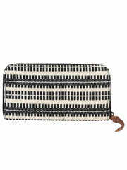 Streak Striped Jacquard Wallet