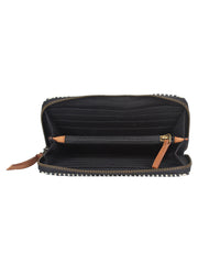 Streak Striped Jacquard Wallet